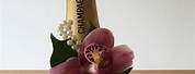 Wedding Gifts Champagne Bottle with Flowers