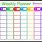 Weekly Planner Template for Kids