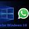 WhatsApp PC Windows 10