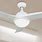 White Ceiling Fan with Remote