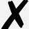 White X Symbol