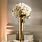 White and Gold Flower Centerpieces