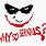 Why so Serious Joker Stencil