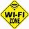 Wi-Fi Zone Sign