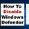 Windows Defender SmartScreen Disable