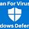 Windows Defender Virus