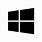 Windows Icon Black and White