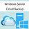 Windows Server Cloud Backup