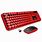 Wireless Keyboard Blak and Red
