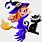 Witch Cat Cartoon