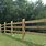 Wood Cattle Fence