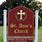 Wooden Church Signs