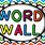 Word Wall Clip Art