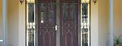 Wrought Iron Security French Doors