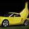 Yellow Banana Car
