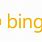 Yellow Bing Logo