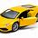 Yellow Lamborghini Car Model