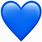 iOS Blue Heart