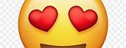 iOS Heart Eyes. Emoji