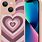 iPhone 13 Pink Heart Case