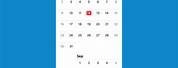 iPhone Calendar Design