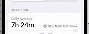 iPhone Screen Time Left Aligned