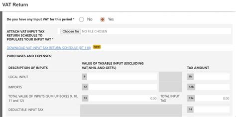 Notice from the GRA: introduction of input VAT schedule - GhTaxClub