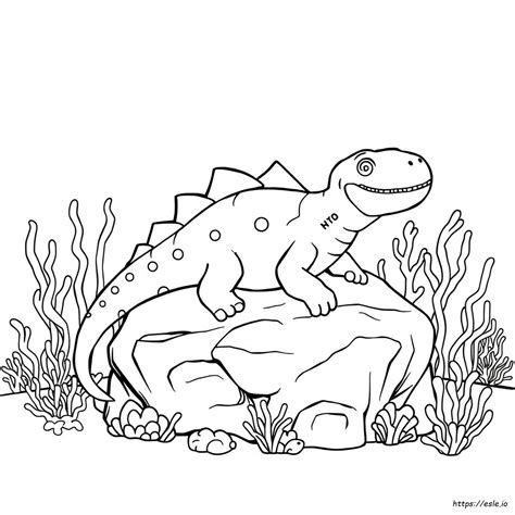 Mosasaurus Värityskuva