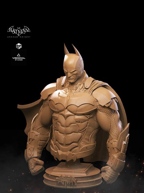 👤 Batman Arkham Knight Bust – 1/6 Scale STL for 3D Printing・ STL File ...