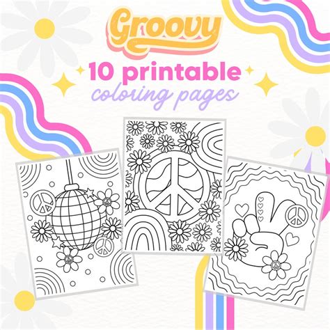 1970s Coloring Book Pdf - Etsy