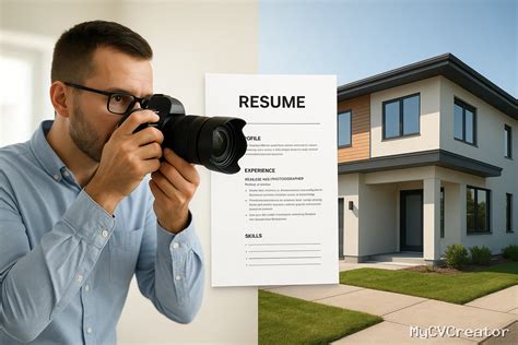 Real Estate Photographer Resume Examples & Writing Guide (With Skills and Template)
