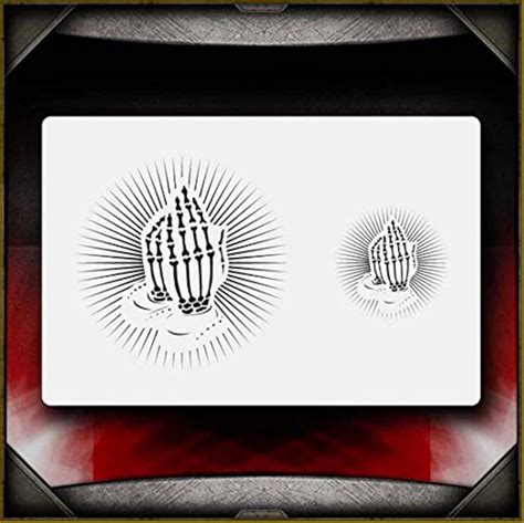 Praying Hands Airbrush Stencil Template – CRAZE