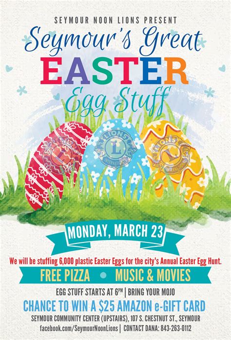 Seymour’s Great Easter Egg Stuff 2026!⁣, Seymour Community Center, 23 ...