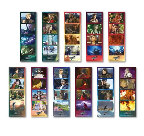 Final Fantasy VII Rebirth Photography Sticker (Set of 11 packs)