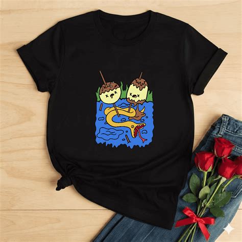 Adventure Time Casual Black Cartoon Network Animated Show Fan Unisex T ...
