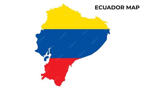 Ecuador national flag map design illustration of ecuador country flag ...