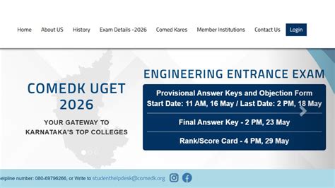 COMEDK 2026 Result (OUT) Live: Counselling Registration (Started ...