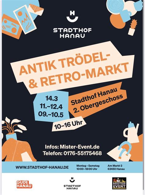 Antikmarkt Trödel Retro Markt Flohmarkt im Stadthof Hanau , Marktplatz ...