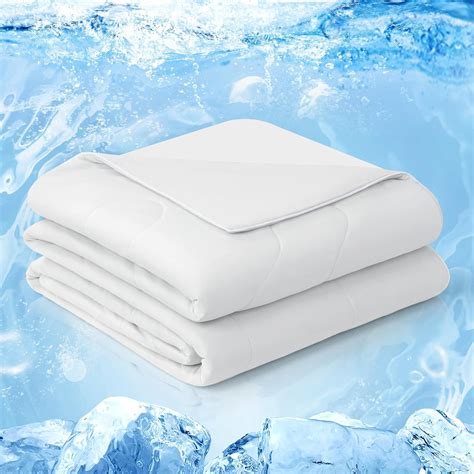 Amazon.com: EASELAND Cooling Comforter King, Cold Touch Fabric Absorbs Body Heat, Double-Sided ...