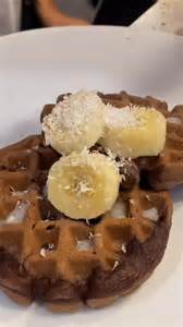 Chocolate mochi waffles made from scratch: Crazy good results