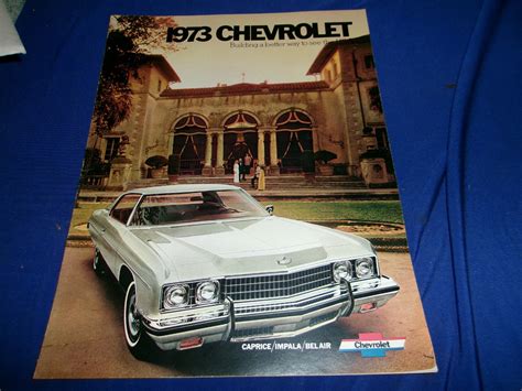 1973 chevrolet caprice impala brochure