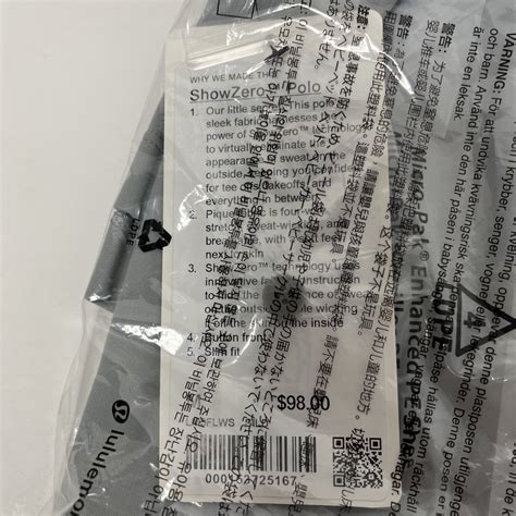 Lululemon Men's ShowZero™ Slim-Fit Polo Shirt Medium - Light Gray