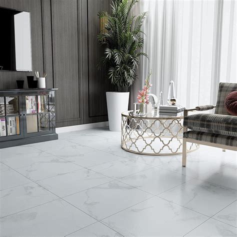 Bathroom Kitchen Floor Tile 48 Pieces Vinyl Flooring Stick On Floor ...