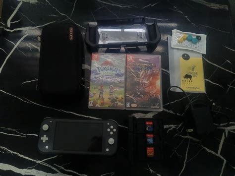 Nintendo Switch Lite w/ FREEBIES and 5 GAMES, Video Gaming, Video Game ...
