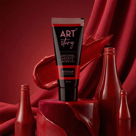 Artists Acrylic Colour Ketchup 30ml Tube – Itsy Bitsy