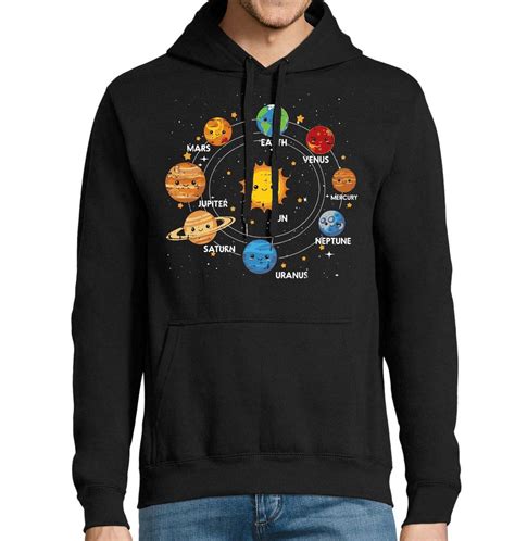 Pánská mikina Sluneční Soustava pro Děti | Wolken.cz - Nebesky dokonalá trička