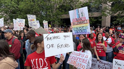 Thousands rally in Raleigh calling for more funding for NC public schools