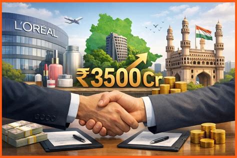 L’Oréal Signs INR 3,500 Cr Deal with Telangana Govt