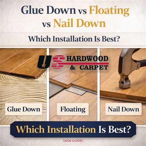 Glue Down vs Floating vs Nail Down: Which Flooring Installation Method