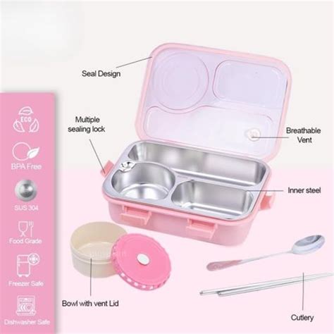 Flipkart.com | Kello Stainless Steel Airtight Leak Proof Tiffin Box ...